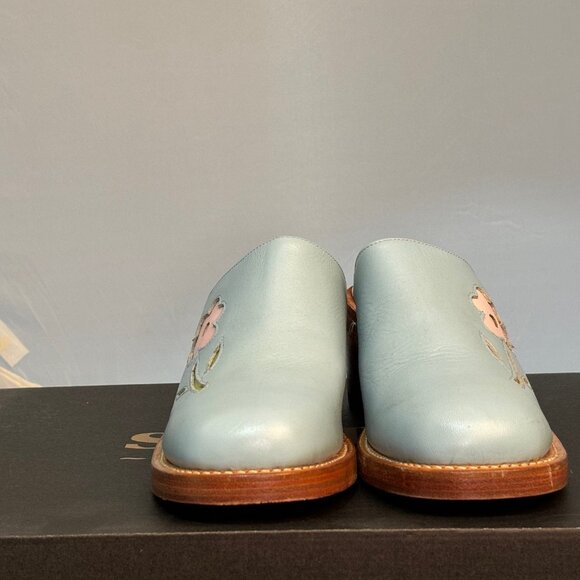 Sendra Vintage Toledo Clog in Sky Blue - Picture 2 of 4